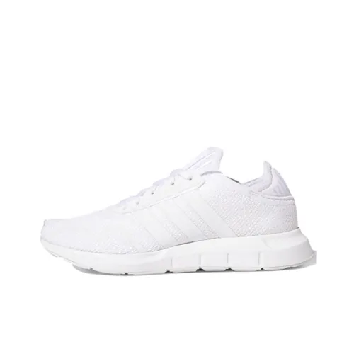 Adidas Originals Swift Run X Амортизация Низкий Топ Детские Беговые Кроссовки Белый Подростки