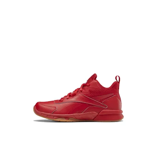 Reebok More Buckets MID Топ Баскетбольные кроссовки для игры Красный Children Возраст 3-7 лет