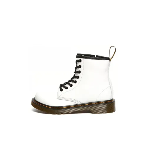 Dr.Martens 1460 Амортизация Износостойкие Детские Ботинки Белые для Дети Возрастом 3-7 Лет