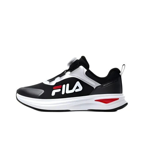 FILA KIDS SPEED ENTRY Дышащая Поддержка Низкий Топ Детская Беговая Обувь Черная Подростки