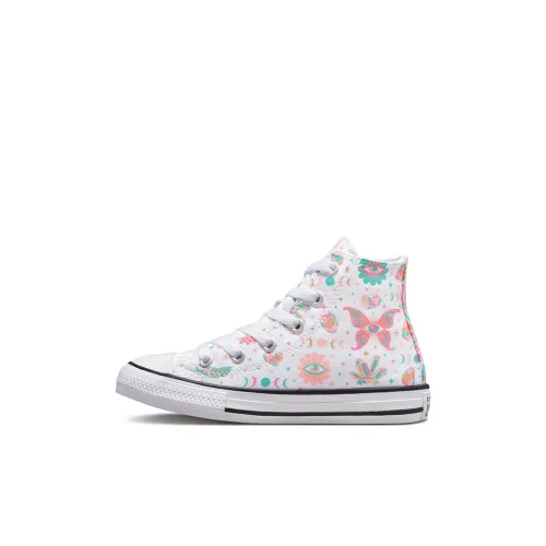 Конверс All Star Износостойкие Высокие Кеды для Детей Белый Зеленый Розовый для Дети в возрасте 3-7 лет