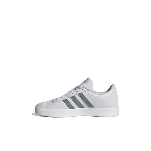 Adidas Neo VL Court 2,0 K Low Топ Детские Скейтбординги Серый Детский