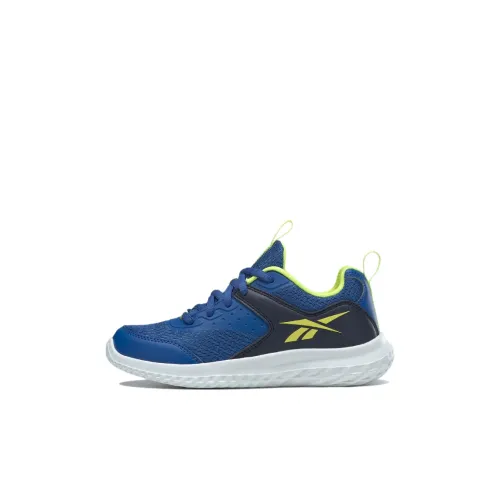 Reebok Rush Runner BP Low Топ Беговые кроссовки Синий черный Для детей 3-7 лет