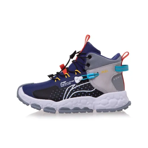 LINING YOUNG Детская повседневная обувь Высокий топ для школьного возраста