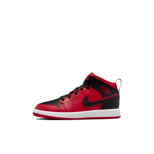 Jordan Air Jordan 1 Детские баскетбольные кроссовки MID Топ Pre School