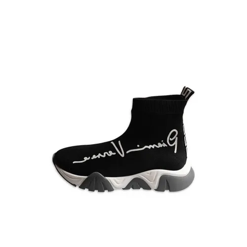 VERSACE Высокие Топы Kids Lifestyle Shoes Черный Белый Серый Детский