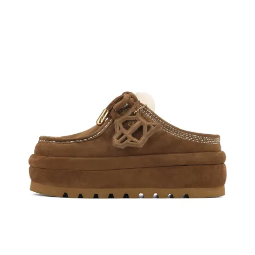 Naked Wolfe Износостойкие домашние тапочки для женщин коричневые