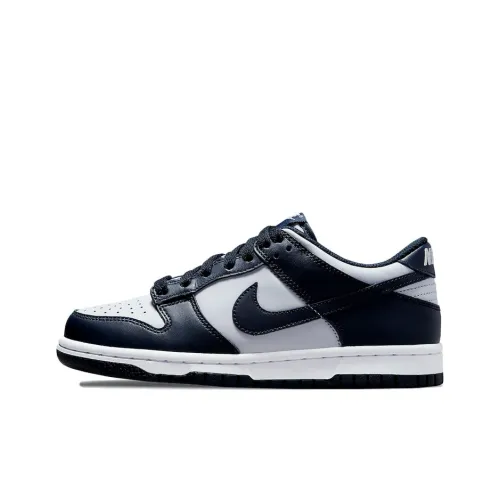 Nike Dunk Georgetown Low Топ Детские Скейтбординги Серый Синий