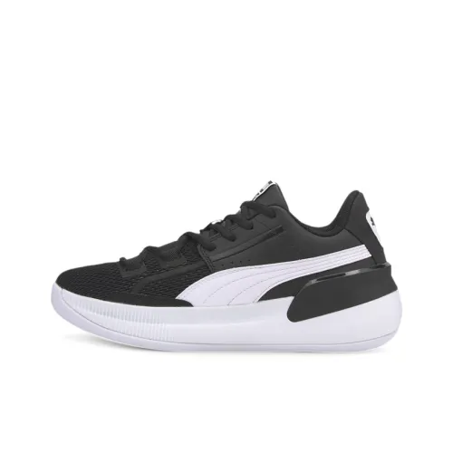PUMA Clyde Hardwood Детские баскетбольные кроссовки Низкий топ Школьный возраст