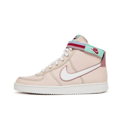 Nike Vandal High Холст MID Топ Детские Скейтбординг Розовый Подростки