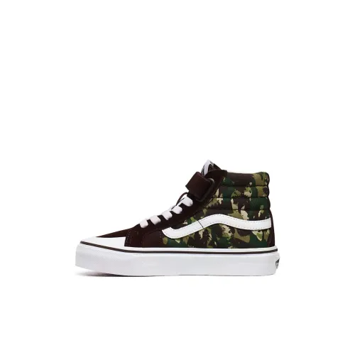 Vans SK8 Reissue 138 V High Топ Детские Скейтбординги Армейский зеленый для детей 3-7 лет