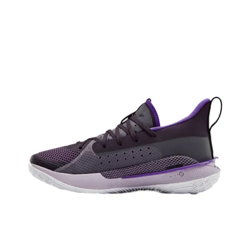 Under Armour Curry 7 Детская баскетбольная обувь Низкий топ Школьный возраст