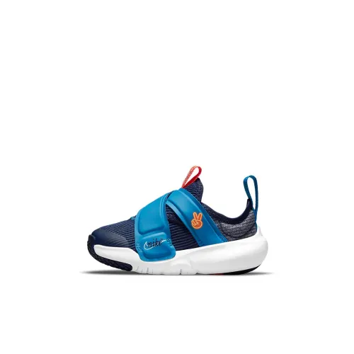 Nike Flex Advance Low Беговые кроссовки Синие Оранжевые для малышей и детей младшего возраста
