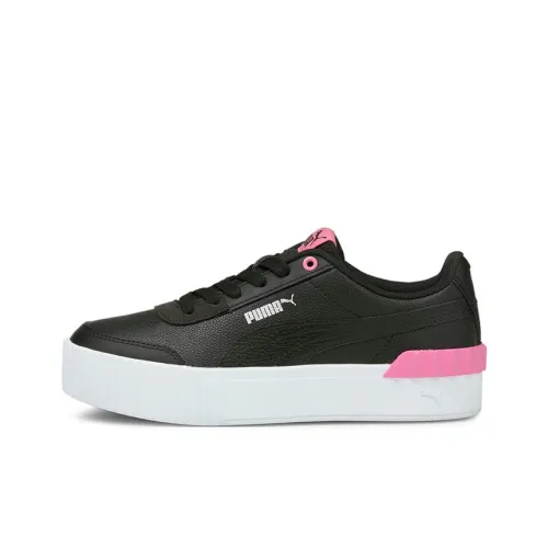 PUMA Carina Series Lift Low Топ Детские Скейтбординги Черно-розовый Подростки