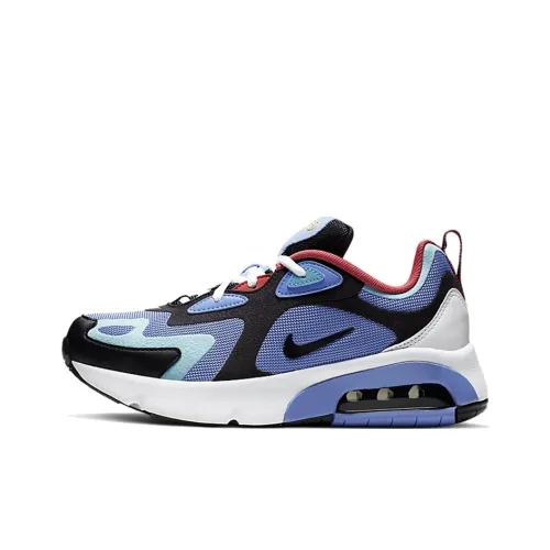 Nike Air Max 200 Low Беговые кроссовки Топ Импульс Синий Air Cushion Подростки