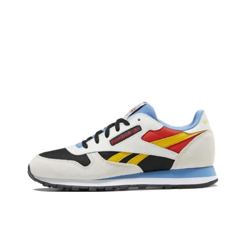 Reebok Classic Leather Детская беговая обувь Низкий топ Школьный возраст