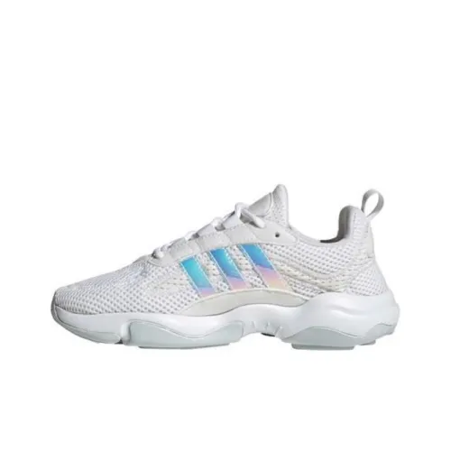 Adidas Originals Haiwee J Устойчивый к истиранию Низкий Топ KIDS Lifestyle Shoes Белый Лазерный