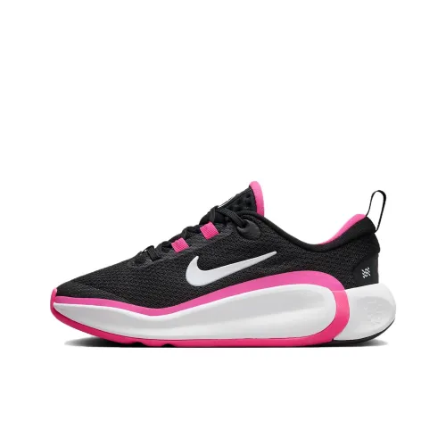 NIKE INFINITY Flow Low Топ Детские беговые кроссовки Белый Розовый Черный Подростки