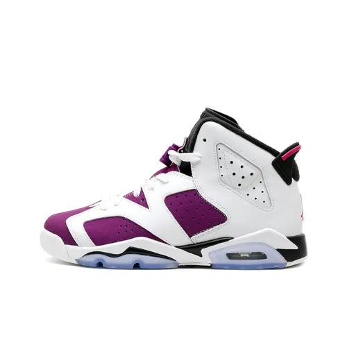 Jordan Air Jordan 6 Детские баскетбольные кроссовки MID Топ Школьный возраст