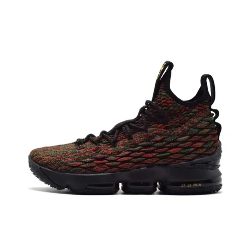 Nike Lebron 15 BHM Черный Месяц Истории MID Топ Детские Баскетбольные Кроссовки