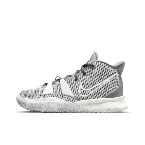 Детская баскетбольная обувь Nike Kyrie 7, модель MID, топ, школьный возраст