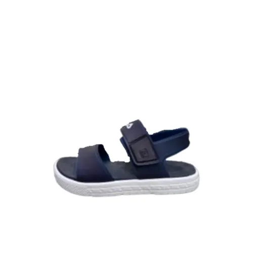 FILA KIDS Filet Jelly Sandals Устойчивые к истиранию Дышащие Детские Сандалии Синие Детские