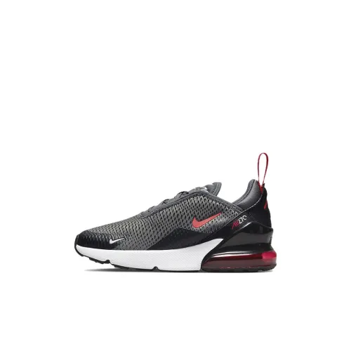 Nike Air Max 270 Kids Lifestyle Shoes Черный Красный Детские 3-7 лет