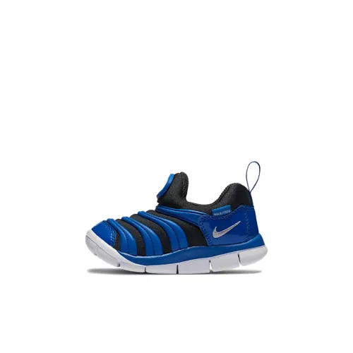 Nike Dynamo Free Slip-Resistant Амортизация Поддержка Низкий Верх Обувь для малышей Синий Черный Infant и Toddler