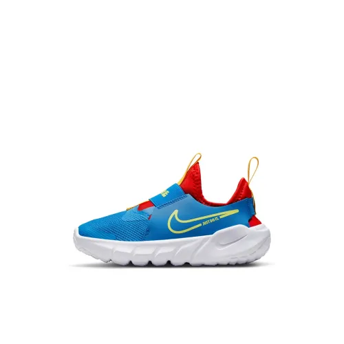 Nike Flex Runner 2 Low Топ Детские беговые кроссовки Синий Children Возраст 3-7 лет