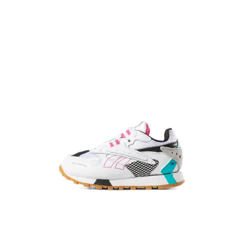 Reebok Classic Leather ATI 90s Low Топ Обувь для малышей Белый Infant And Toddler