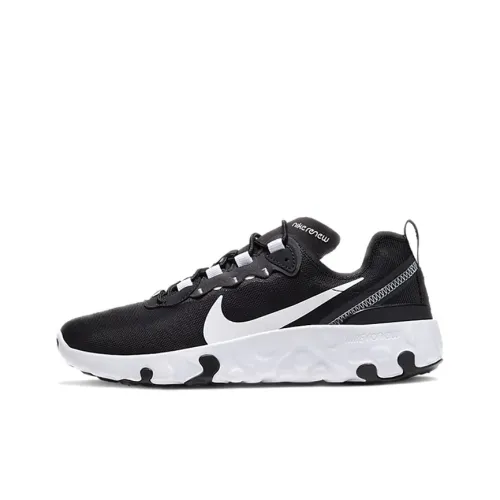 Nike React Element 55 Детская беговая обувь Низкий топ Подходит для школьного возраста