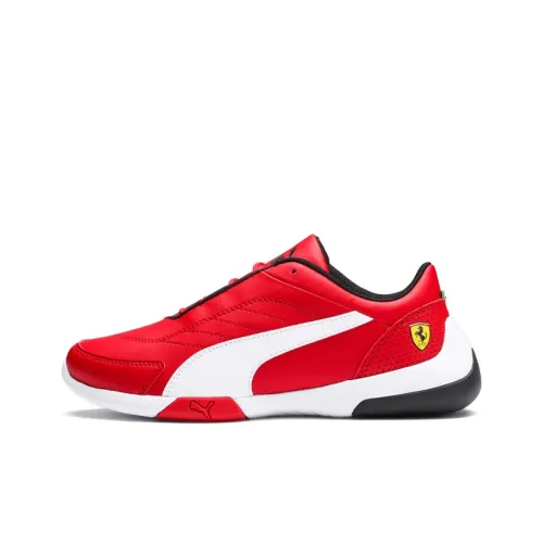 PUMA Ferrari Kart Кошка Детские кроссовки для тренировок Низкий топ Школьный возраст
