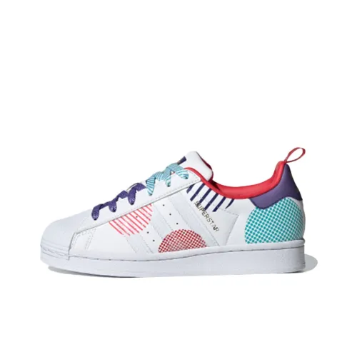 Adidas Originals J Low Топ Детский Скейтбординг Синий Белый Красный Подростки