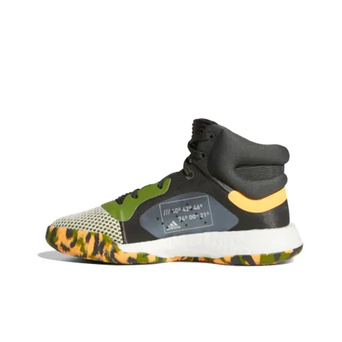 Adidas Marquee Boost Детская баскетбольная обувь MID Топ для школьного возраста