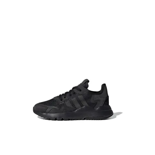 Adidas Originals Nite Jogger Дышащие Детские Лайфстайл Кроссовки Черные для Дети 3-7 лет