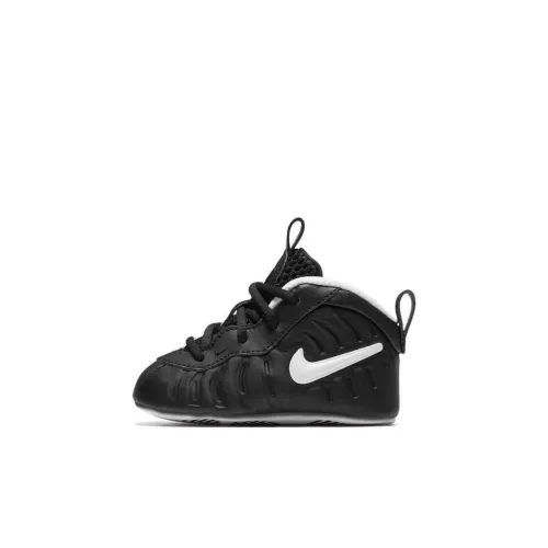 nike Foamposite Pro Slip-resistant MID Топ Обувь для малышей Черный Infant и Toddler