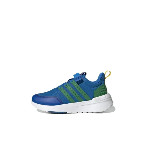 LEGO x Adidas Racer Tr 1,0 Устойчивый к истиранию Низкий Топ Детская Беговая Обувь Циан Синий Детский