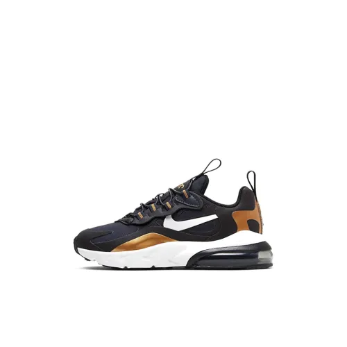 Nike Air Max 270 RT Low Топ KIDS Lifestyle Shoes Черный Желтый Детские 3-7 лет