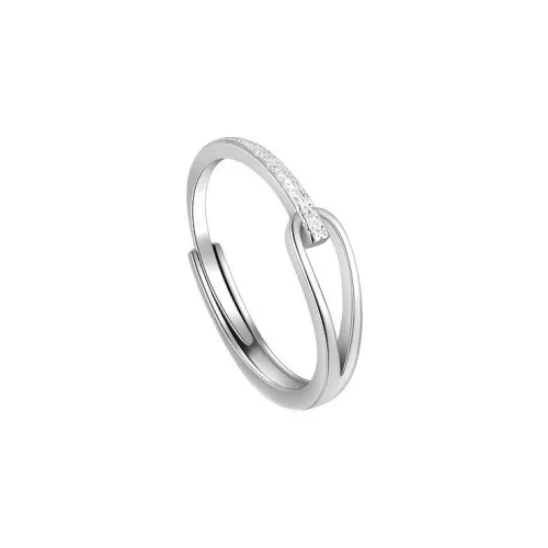 TUTAE Цирконовые кольца из сплава женские серебряные