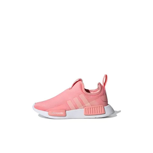 Adidas Originals NMD 360 C Non Slip Легкий Низкий Топ Беговые кроссовки Розово-белый Для детей 3-7 лет