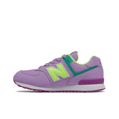 New Balance NB 574 Series Низкие Кроссовки для Бега Фиолетовые Подростки
