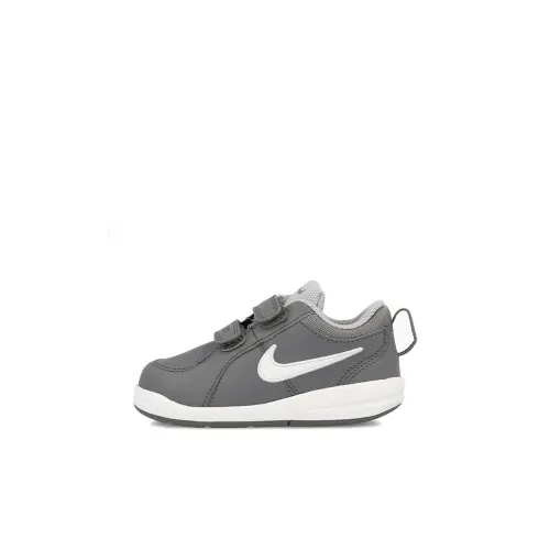 Nike Pico 4 Slip-Resistant Амортизация Устойчивость к износу Низкий Топ Обувь для малышей Серый Белый
