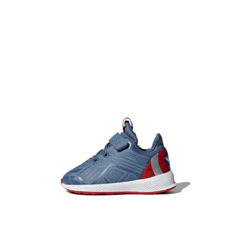 Adidas Rapida RUN Avengers I Дышащий Низкий Топ Обувь для малышей Синий Красный Infant And Toddler