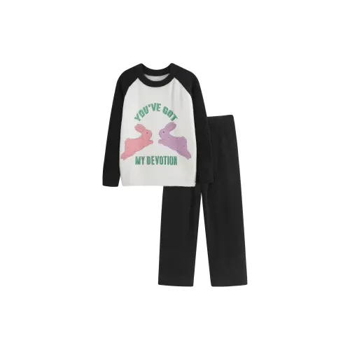 WANANNI Пижамный комплект женский черный