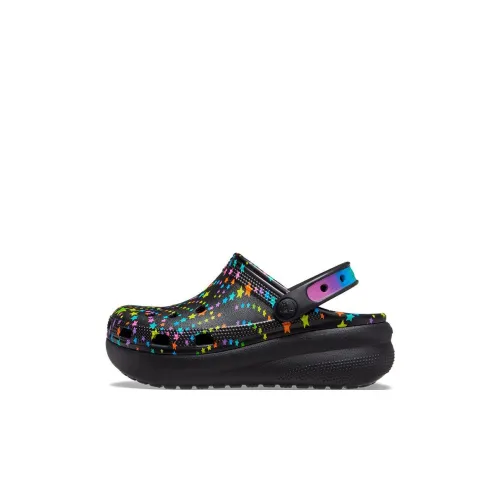 Crocs Классический Призрачный DISCO Спортивные Сандалии Черный Многоцветный Детский