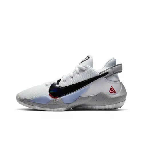 Nike Freak 2 Low Top Детские баскетбольные кроссовки Белый цвет цемента