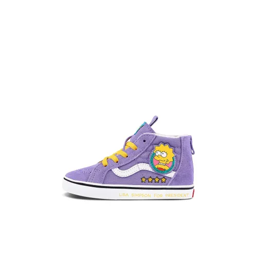The Simpsons x Vans SK8 High Топ Обувь для малышей Фиолетовый Infant And Toddler