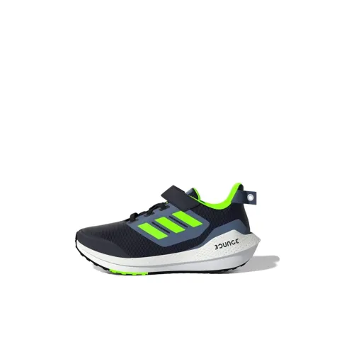 Adidas Eq21 Run 2,0 Bounce Sport Running Low Топ Детские беговые кроссовки Черный Зеленый Детский