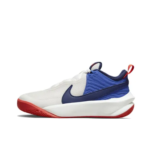 Nike Team Hustle D 10 Slip-Resistant Abrasion-Resistant Low Top Детские Баскетбольные Кроссовки