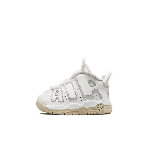 Nike Air More Uptempo High Топ Обувь для малышей Белый Infant And Toddler
